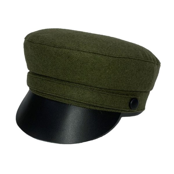 画像1: <span style="color: #ff0000;">【30%OFF】</span>LIVERPOOL HAT <br>WOOL OLIVE (1)