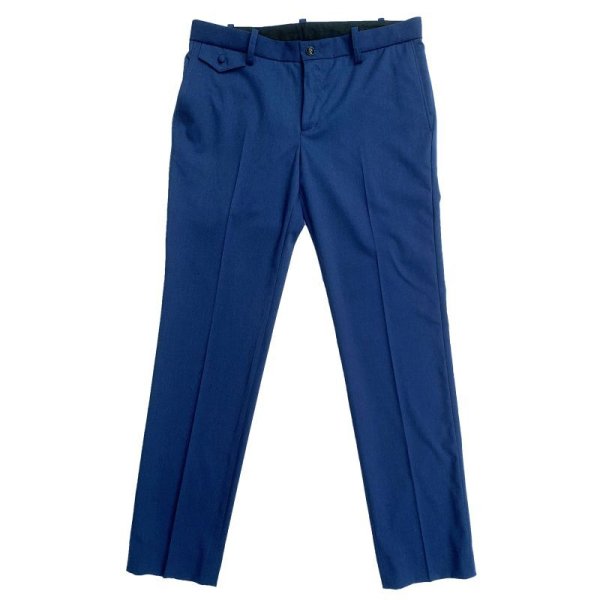 画像1: NARROW TROUSERS <br>NAVY (1)