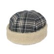 画像1:  【30%OFF】 GRAND BEANIE  GREY TARTAN (1)