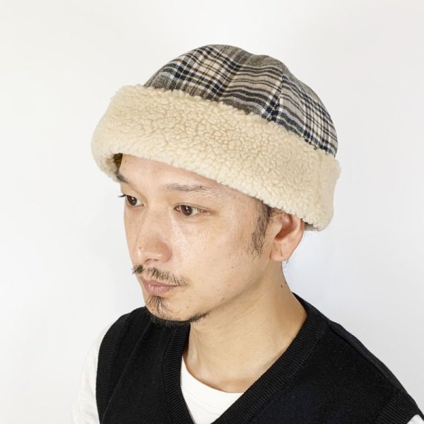 画像5: <span style="color: #ff0000;">【30%OFF】</span>GRAND BEANIE <br>GREY TARTAN (5)