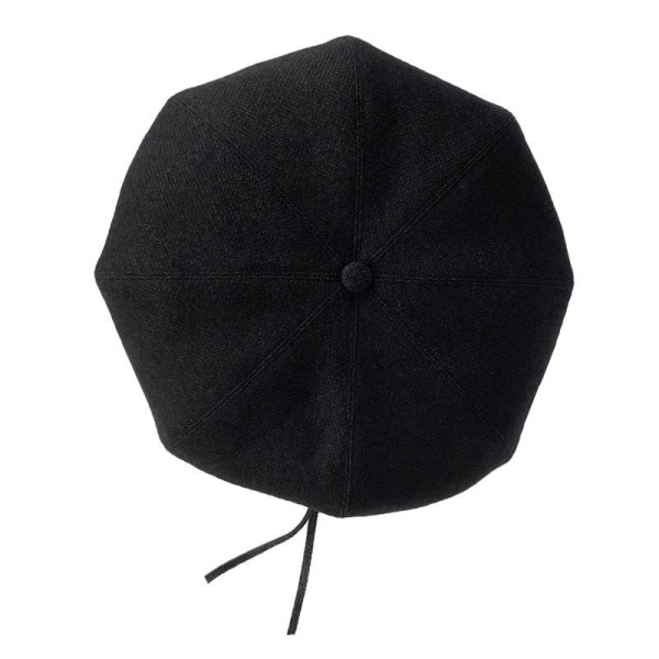 画像2: 8PANELS ARMY BERET <BR>BASIC BLACK (2)