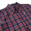 画像3: BEAGLE SHIRTS DRESS <BR>NAVY TARTAN (3)