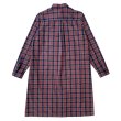 画像2: FRILLED BEAGLE SHIRTS DRESS  NAVY TARTAN (2)