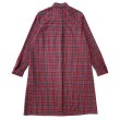 画像2: FRILLED BEAGLE SHIRTS DRESS  RED TARTAN (2)