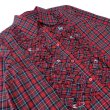 画像3: FRILLED BEAGLE SHIRTS DRESS <BR>RED TARTAN (3)