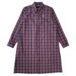 画像1:  【30%OFF】 BEAGLE SHIRTS DRESS  NAVY TARTAN (1)