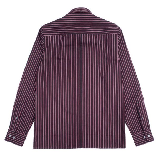 画像2: BEAGLE COLLAR SHIRTS <BR>STRIPE BLACK (2)