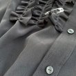 画像8: FRILL SHIRTS <BR>BLACK (8)