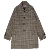 画像:  【30%OFF】 TWEED BALMACAAN COAT  BROWN-BLACK