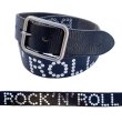 画像1:  【30%OFF】 STUDS BELT  R'N'R BLACK (1)