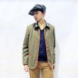 画像8: <span style="color: #ff0000;">【30%OFF】</span>ENAMEL COLLARED QUILTING JACKET<BR>OLIVE (8)