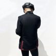 画像9: ENAMEL COLLARED QUILTING JACKET<BR>BLACK (9)