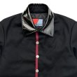 画像4: ENAMEL COLLARED QUILTING JACKET<BR>BLACK (4)