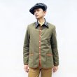 画像7: <span style="color: #ff0000;">【30%OFF】</span>ENAMEL COLLARED QUILTING JACKET<BR>OLIVE (7)