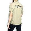 画像8: VIVE LE ROCK!S/S OPEN COLLAR SHIRTS <BR>SAND (8)