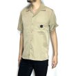 画像7: VIVE LE ROCK!S/S OPEN COLLAR SHIRTS <BR>SAND (7)