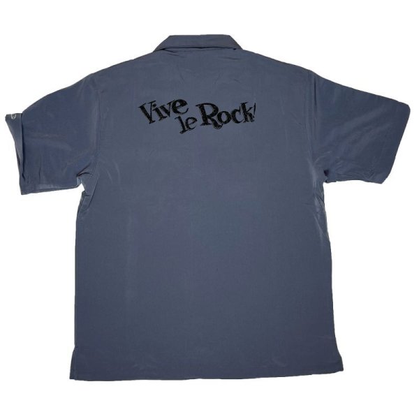 画像2: VIVE LE ROCK!S/S OPEN COLLAR SHIRTS <BR>SAX (2)