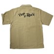 画像2: VIVE LE ROCK!S/S OPEN COLLAR SHIRTS  SAND (2)
