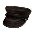 画像1: VINGTAGE FISHERMAN'S CAP  DARK BROWN (1)