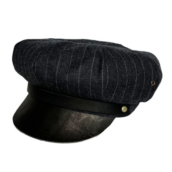 画像1: MOTORCYCLE CAP <br>CHARCOAL (1)