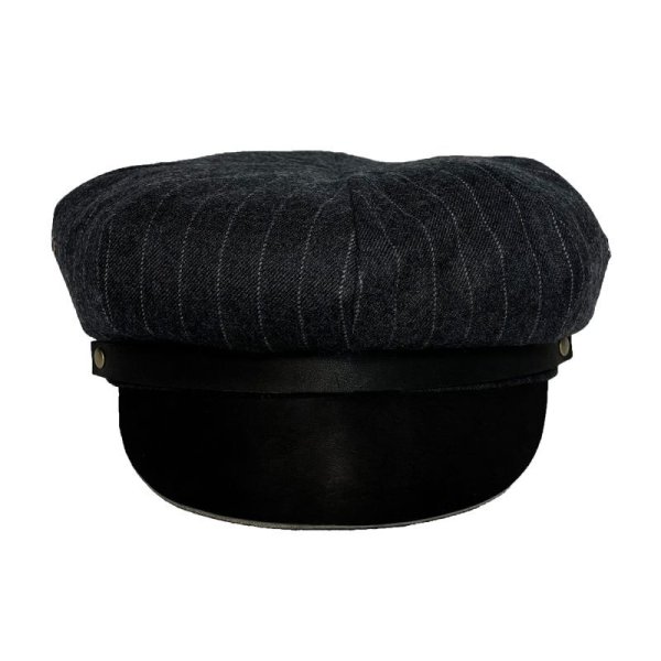 画像2: MOTORCYCLE CAP <br>CHARCOAL (2)