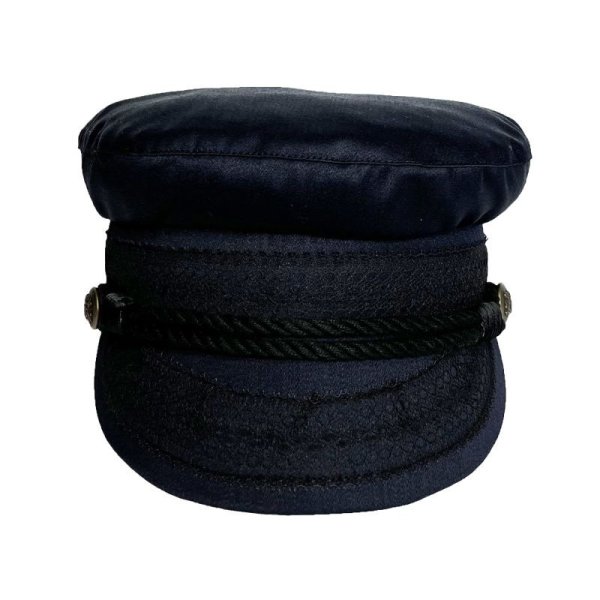 画像2: VINGTAGE FISHERMAN'S CAP <br>DARK NAVY (2)