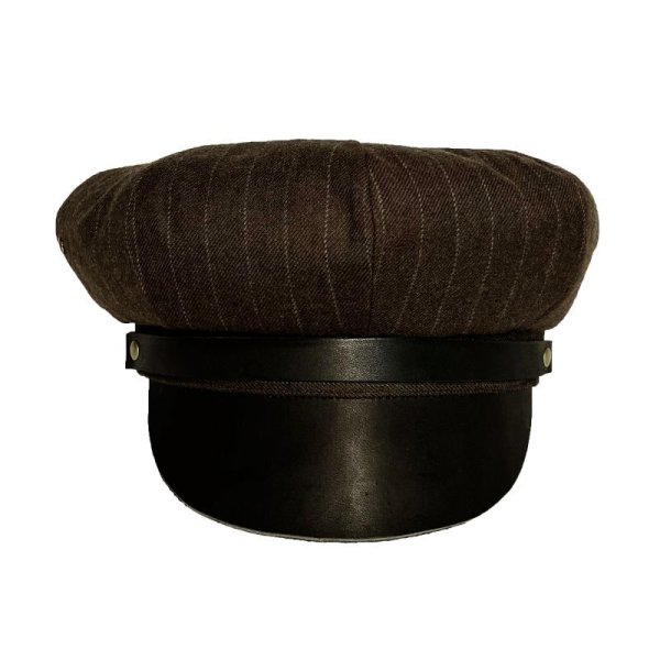 画像2: MOTORCYCLE CAP <br>BROWN (2)