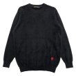 画像1: LIGHT MOHAIR JUMPER  BLACK (1)