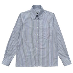 画像: BEAGLE COLLAR SHIRTS  STRIPE SAX