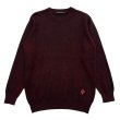 画像1: LIGHT MOHAIR JUMPER  BORDEAUX (1)