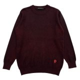 画像: LIGHT MOHAIR JUMPER  BORDEAUX