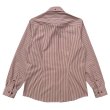 画像2: CLASSIC ROUND COLLAR B.D.SHIRTS  STRIPE WINE (2)