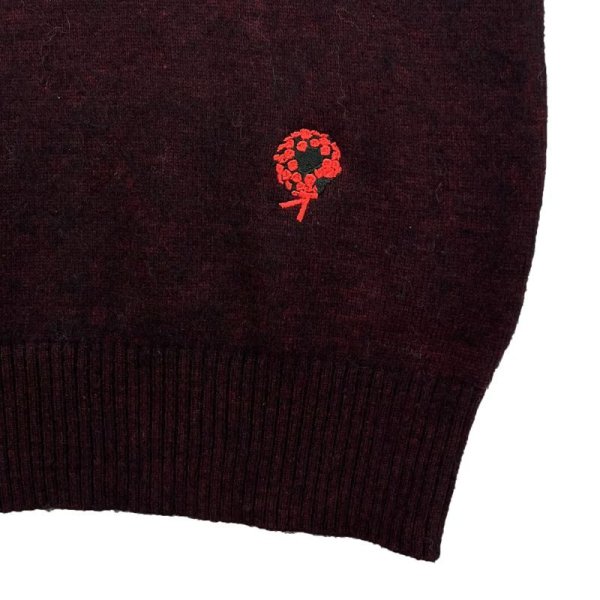 画像4: LIGHT MOHAIR JUMPER <br>BORDEAUX (4)