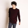 画像5: LIGHT MOHAIR JUMPER  BORDEAUX (5)