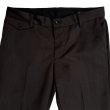 画像3: NARROW TROUSERS <br>DARK BROWN (3)