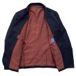 画像2: 3 BUTTONS JACKET  DARK NAVY (2)