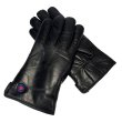 画像1: EXTREME COLD LEATHER GLOVES  TARGET BLACK (1)