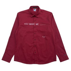 画像: YOU MAKE ME ___ SHIRTS  BURGUNDY