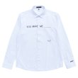 画像1: YOU MAKE ME ___ SHIRTS  WHITE (1)