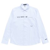 画像: YOU MAKE ME ___ SHIRTS  WHITE