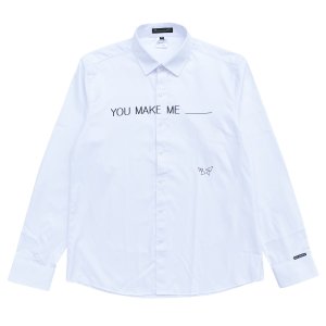 画像: YOU MAKE ME ___ SHIRTS  WHITE