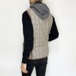 画像14: TWEED×QUILTING GILET <BR>GREY-BEIGE (14)