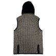 画像9: TWEED×QUILTING GILET <BR>BROWN-BLACK (9)