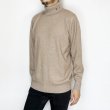 画像6: POLO-NECK LIGHT MOHAIR JUMPER <BR>CAMEL (6)