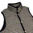 画像4: TWEED×QUILTING GILET <BR>BROWN-BLACK (4)