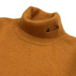 画像3: POLO-NECK LIGHT MOHAIR JUMPER <BR>ORANGE (3)