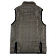 画像3: TWEED×QUILTING GILET <BR>BROWN-BLACK (3)