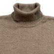 画像4: POLO-NECK LIGHT MOHAIR JUMPER <BR>CAMEL (4)