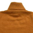 画像5: POLO-NECK LIGHT MOHAIR JUMPER <BR>ORANGE (5)