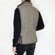 画像12: TWEED×QUILTING GILET <BR>BROWN-BLACK (12)